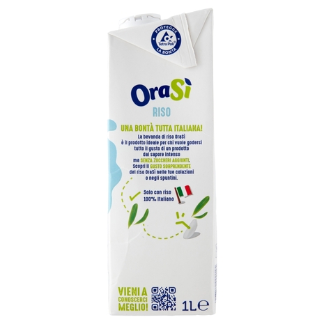 OraSì Riso Senza Zuccheri Aggiunti* 1 L